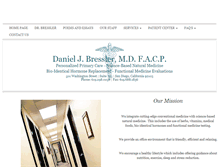 Tablet Screenshot of drdanielbressler.com
